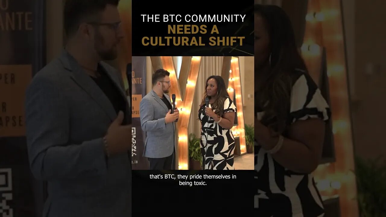 Does the BTC community need a cultural shift?