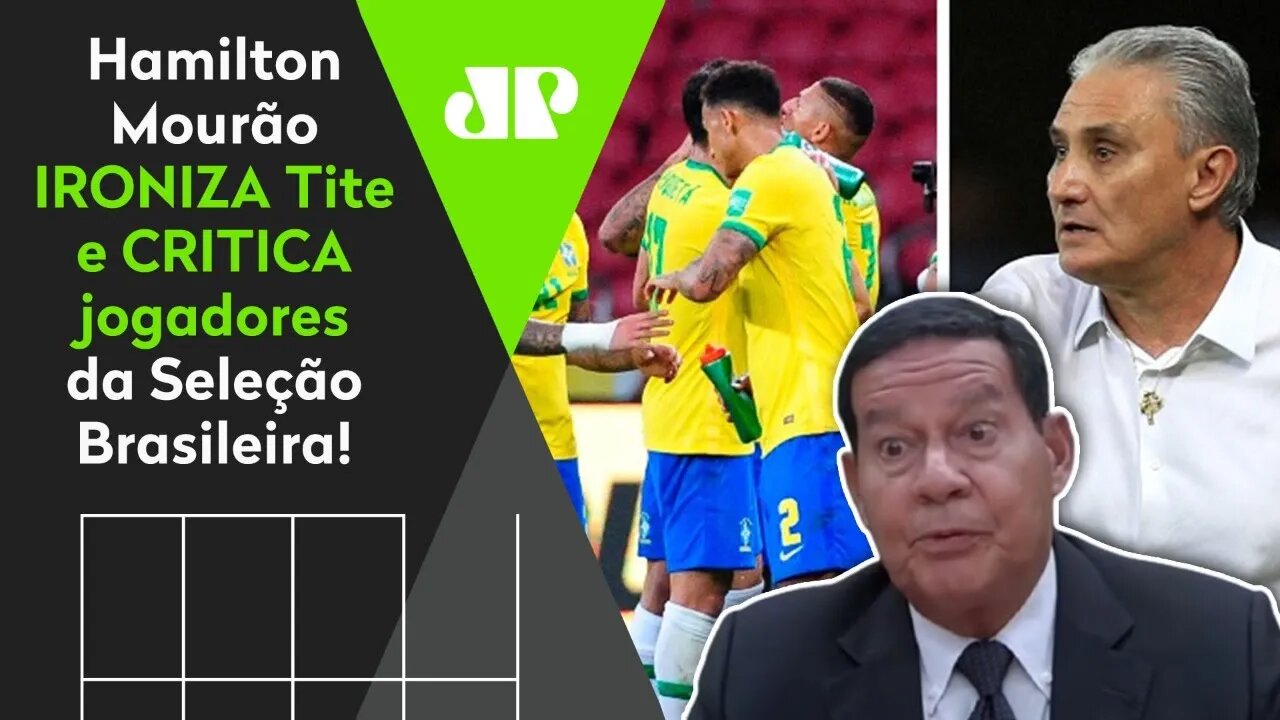 "O TITE NÃO QUER?" OLHA o que Mourão falou sobre Seleção x Copa América!