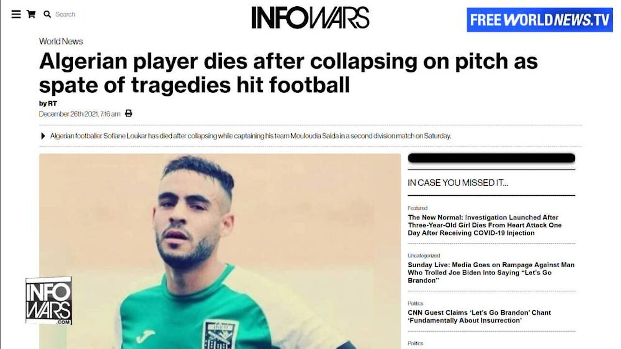 Four Soccer Stars Die In One Week After Covid Injection -