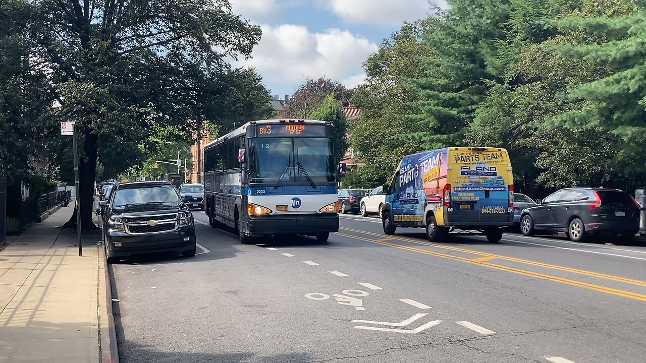 MTA Bus: Midtown 57th Street Bound 2008 MCI D4500CT #2233 on the BM3 @ Ocean Avenue & Ditmas Avenue