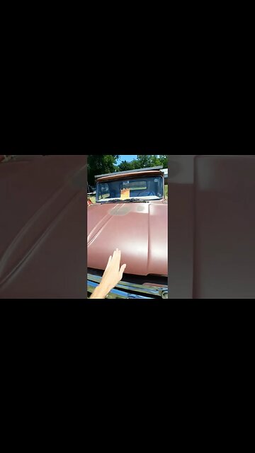 what would you pay👈🤔🔥🍟📺#solar #carshow #rustywatt #solarpower #oldtruck #chevy #ford