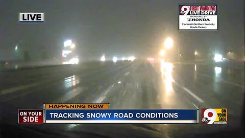 Tracking snowy road conditions