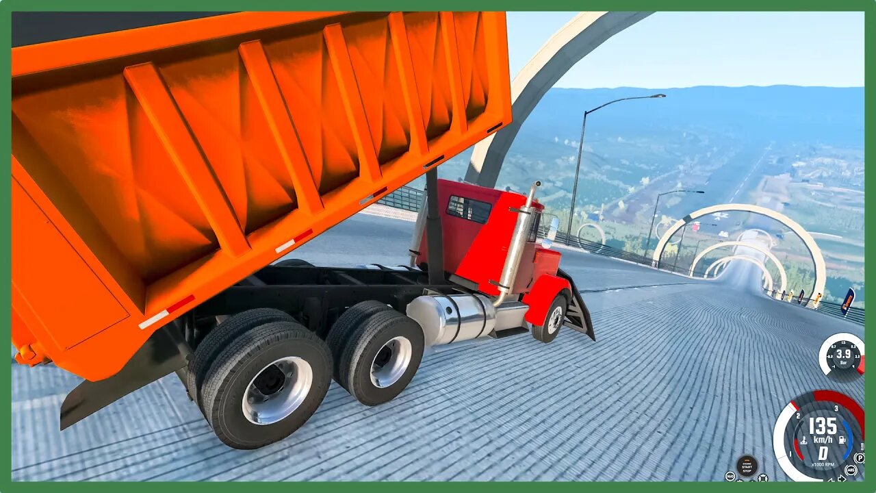 TruckFails | Nuclear Bomb vs Trucks #60 | BeamNG.Drive |TrucksFails