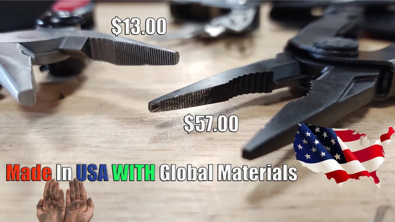 USA vs China Multi-Tool Gerber Diesel Multi-Plier vs BIBURY 14-in-1 Multitool Pliers