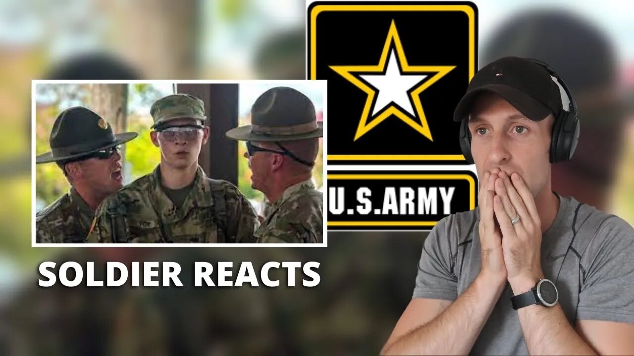 US Army Bootcamp | British Army Soldier Reacts