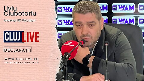 Antrenorul care a dus-o în play-off pe Voluntari, puțin dezamăgit de jucători după 1-2 la ”U” Cluj