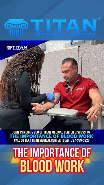 #TitanMedical Center owner John Tsikouris explains why #bloodwork is important