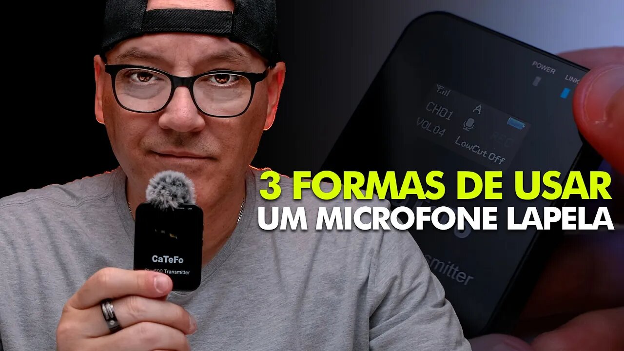 COMO USAR Microfone de LAPELA na câmera FUJIFILM [Ou qualquer outra câmera e celular]