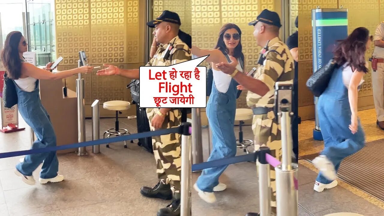 Khatron Ke Khiladi 13 Fame Daisy Shah Running On Airport Getting Late For Flight 💕😍