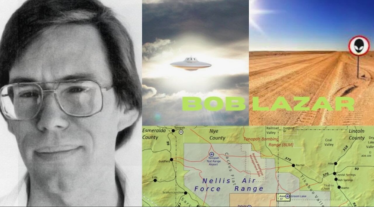 Bob Lazar describes alien technology housed at secret S-4 base in Nevada, AREA 51