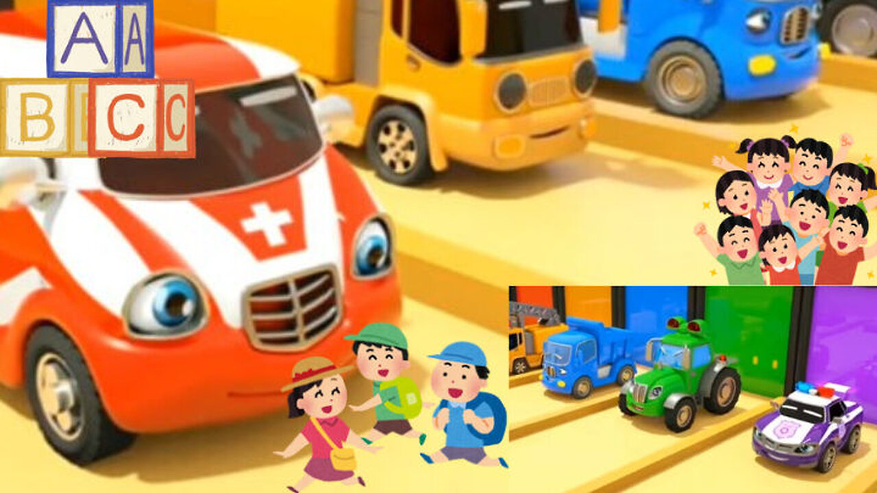 Bingo Song + The Wheels On the Bus Song, Baby Cars and Soccer-Baby Nursery Rhymes and Kids Songs