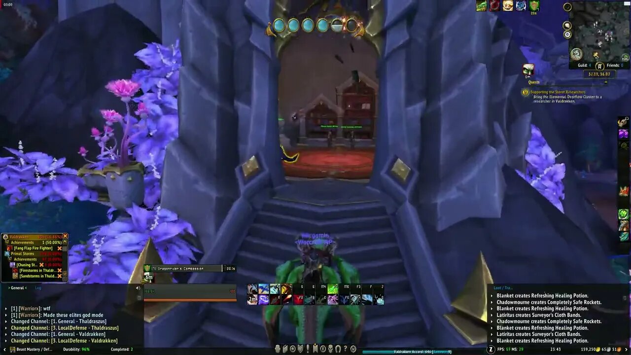 World of Warcraft Dragonflight Supporting the Storm Researchers