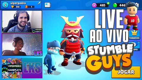 [LIVE] STUMBLE GUYS AO VIVO (com LucKsV) JOGANDO COM OS INSCRITOS | VIPERPEDRO GAMEPLAYS (05/03/22)