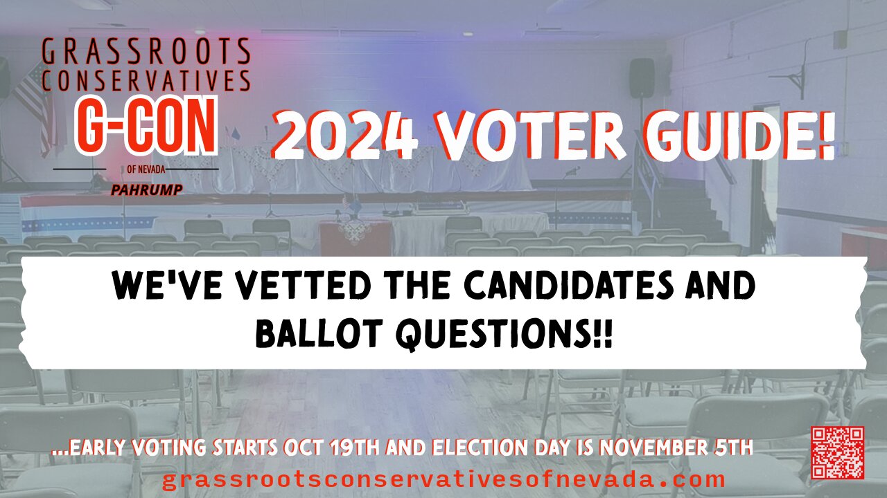 G-CON's Nye County General Election Voter Guide