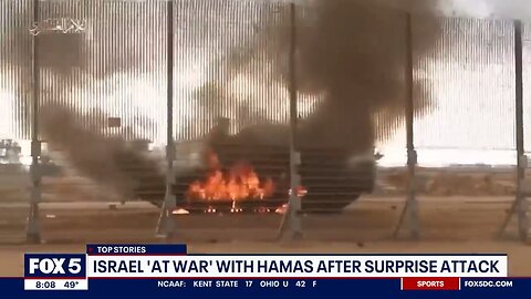 Israel “ at war “ with hamas after surprise attack leaves hundred dead