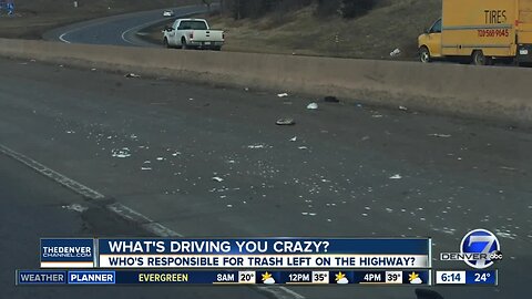 What's Driving you Crazy? Highway Trash