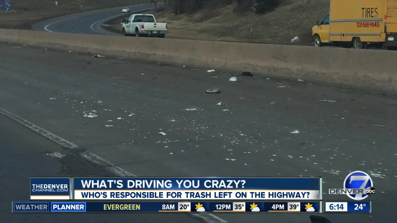 What's Driving you Crazy? Highway Trash