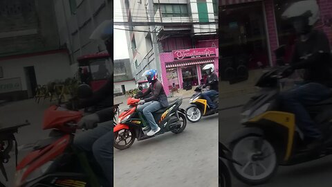 Jeepneys and Motorcycles #shorts #travel #traffic