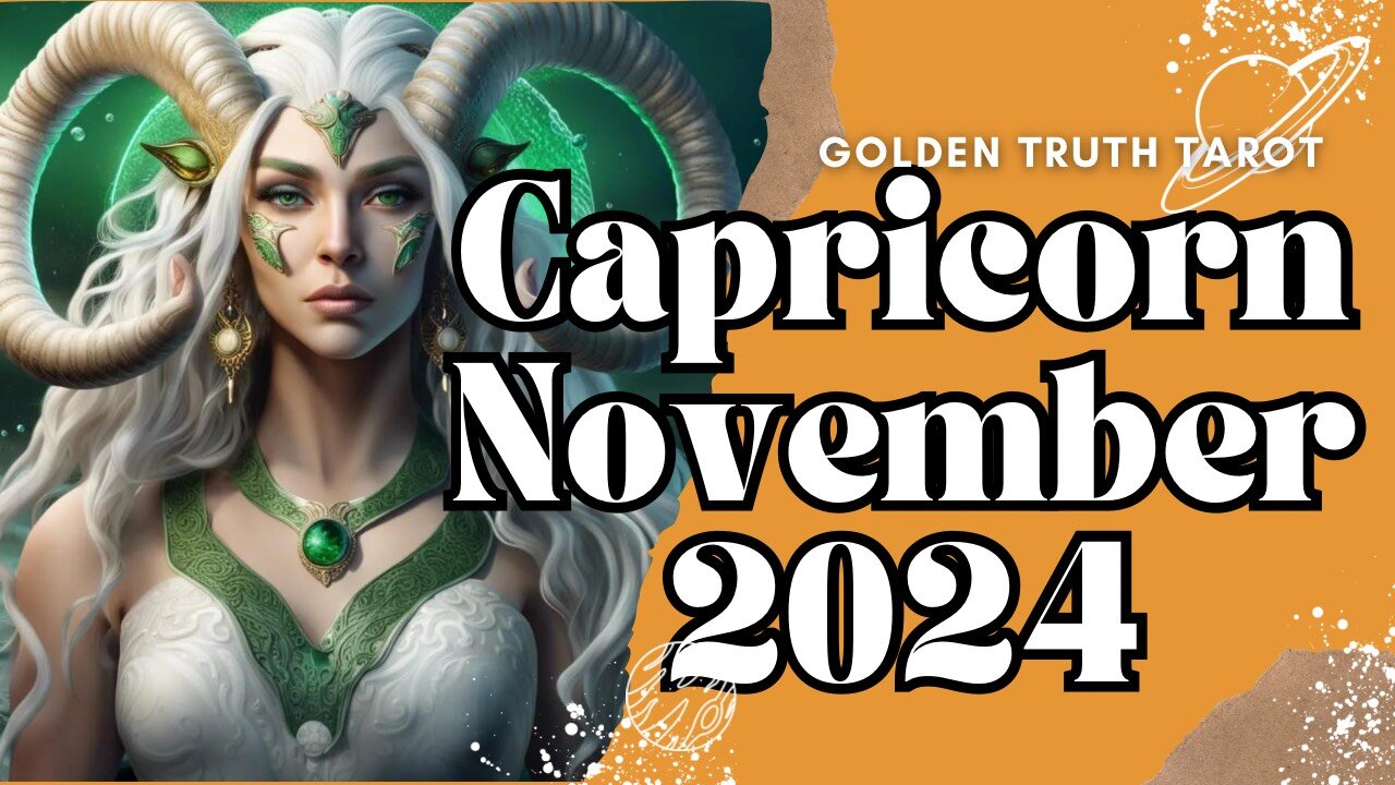 ♑️🔮CAPRICORN Tarot reading predictions for November 2024🔮♑️