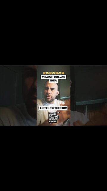 LISTEN for a million dollar idea! Comment below