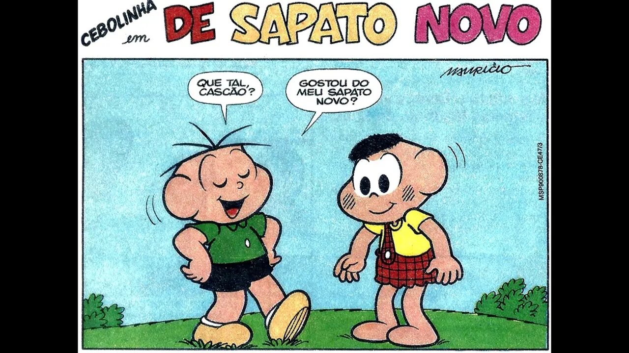 Cebolinha em-De sapato novo | Gibis do Rapha 2