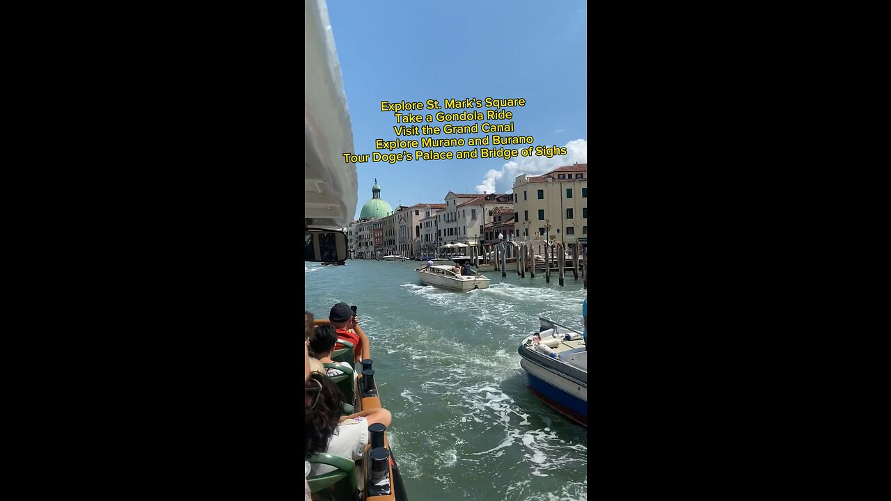 The floating city Venice Italy