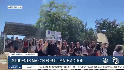 Students across San Diego march for Global Day of Climate Action