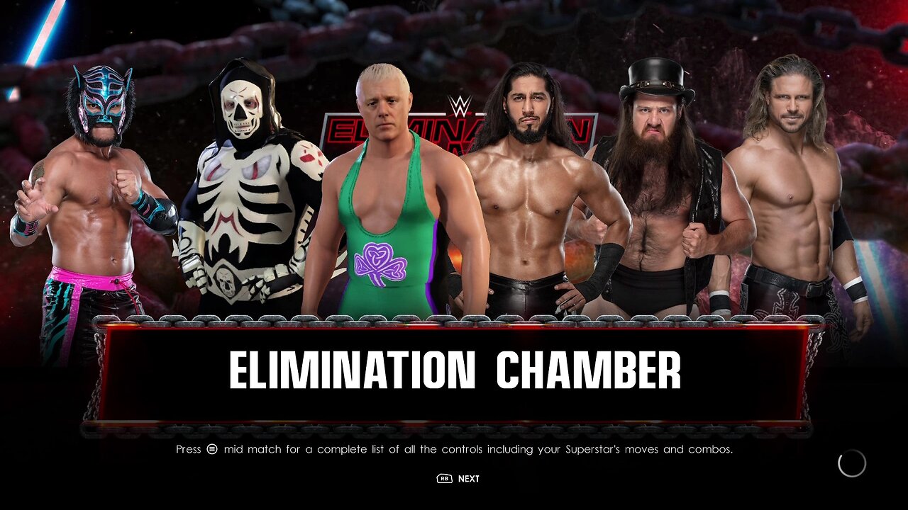 WWE 2k22 EliminationChamber LinceDorado vs MustafaAli vs Finlay vs Grimes vs JohnMorrison vs LaParka