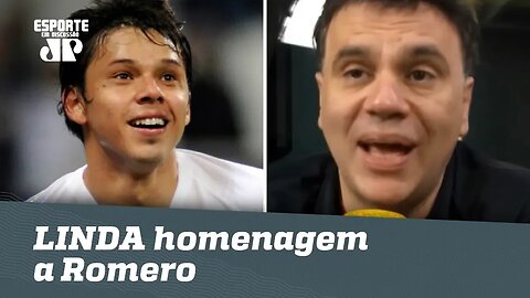 Joga por milhões! Mauro Beting faz LINDA homenagem a Romero