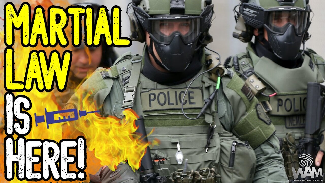 MARTIAL LAW IS HERE! - Military To REPLACE Police & Doctors? - What You NEED To Know!