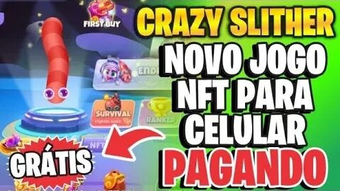 CRAZY SLITHER O NOVO JOGO NFT E UMA FUTURADA VEJA ISSO