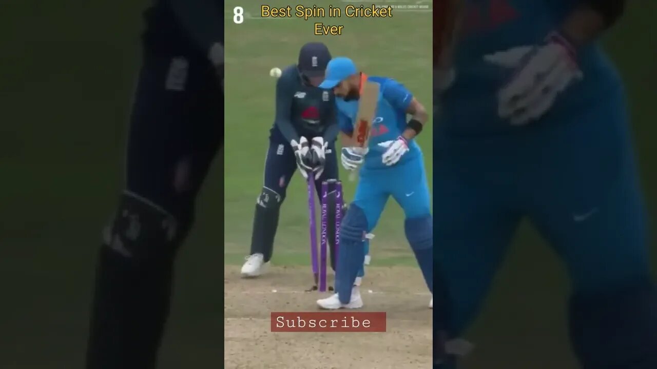 Best Spin In Cricket Ever || Virat Kholi Out #viratkohli #cricket #spin