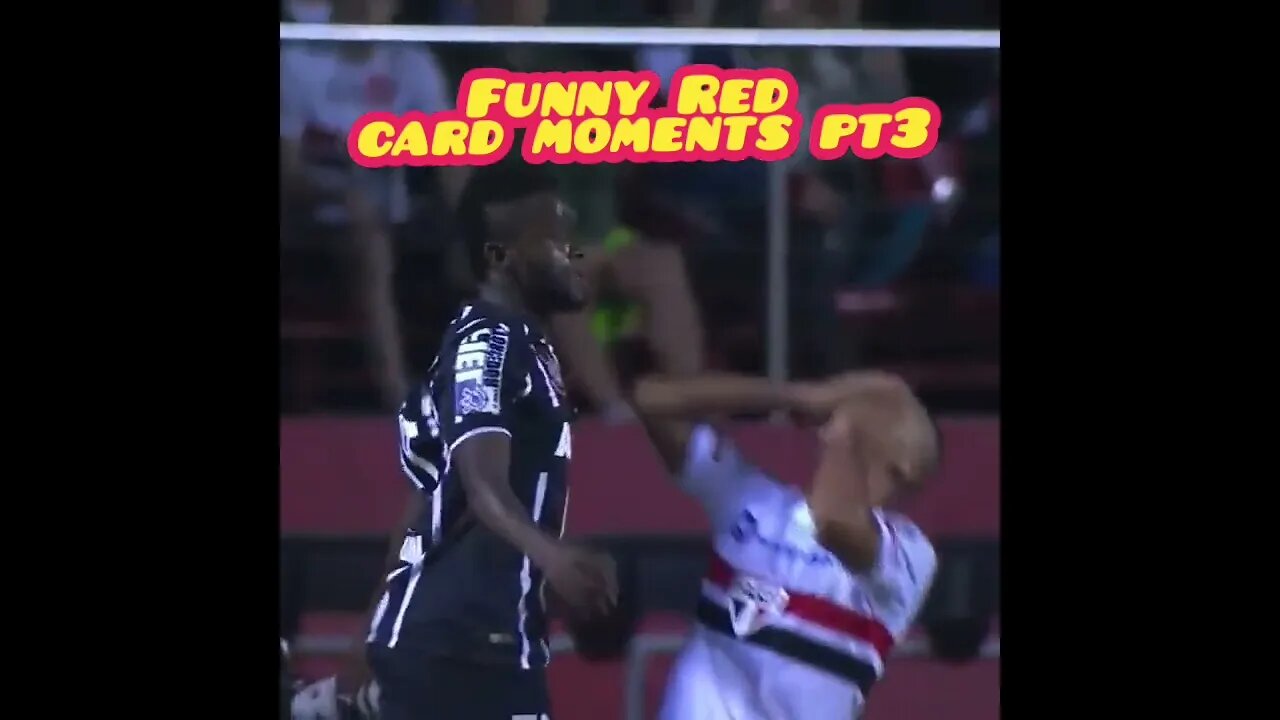 Funny red card moment part 12#funny #redcard #moments #shorts
