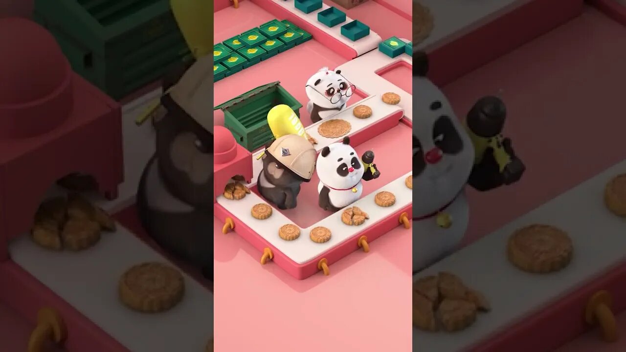 Best Mooncakes Inspectors #panda #animation #shorts #funny #cartoon #animation