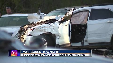 Police release names of 3 killed in Van Buren Township car crash