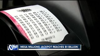 Mega Millions jackpot reaches $1 billion