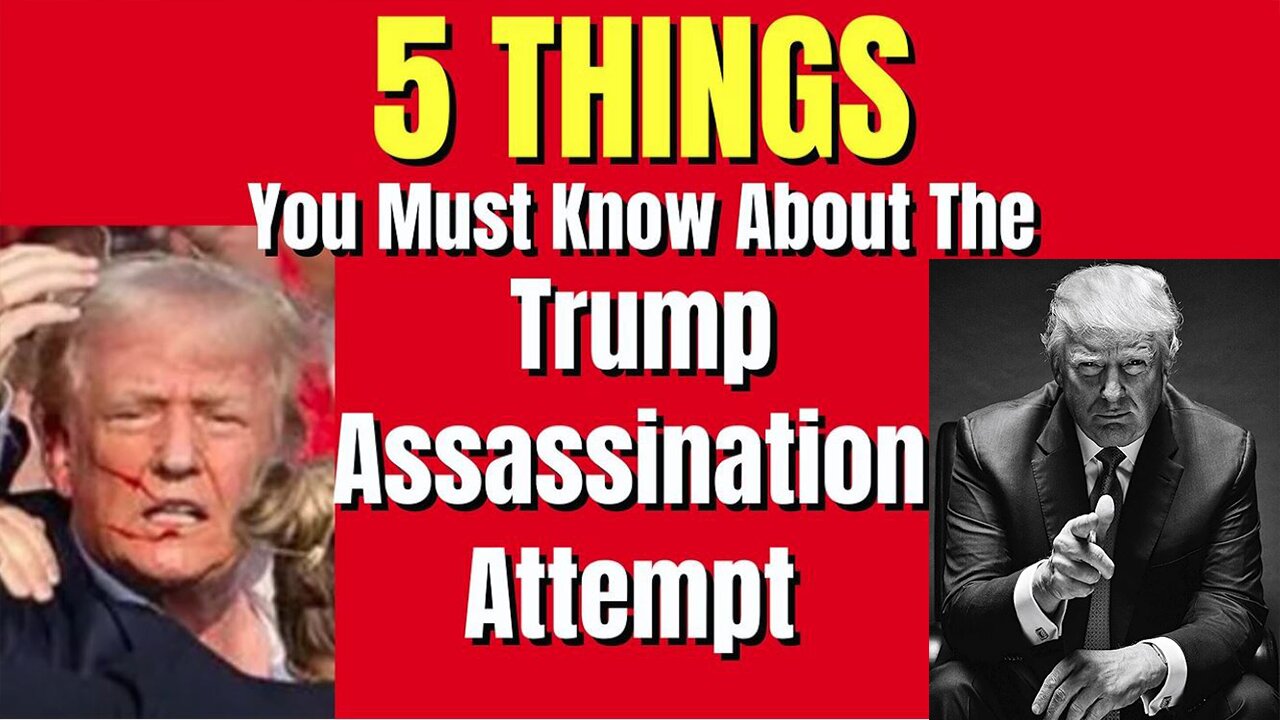 Melissa Redpill Situation Update Aug 8: "5 Things You Must Know about Trump Assassination Attempt"