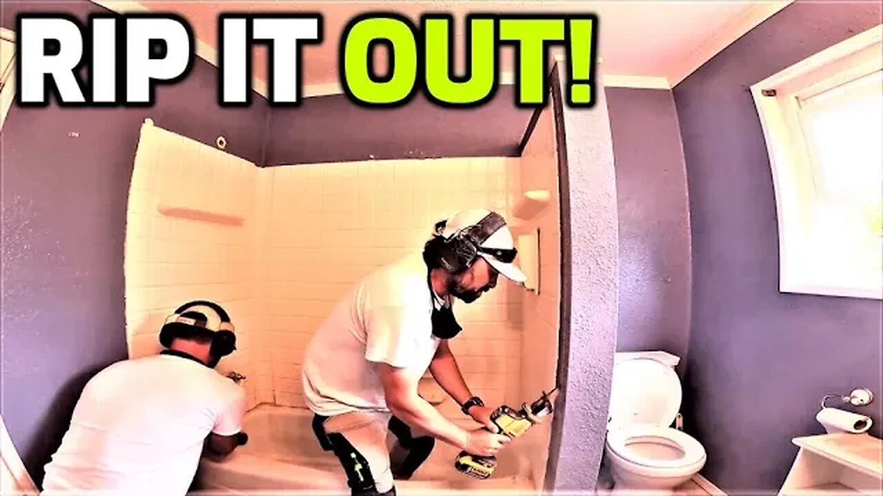 Rip it OUT! Bathroom Remodel