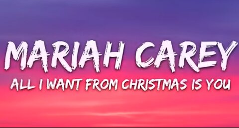 Mariah Carey - All I Want For Christmas Is You (Lyrics)