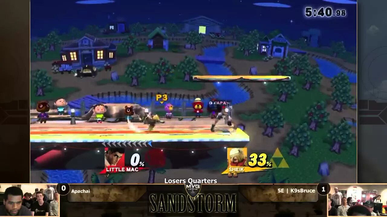 MVG Sandstorm: Singles LQ - Apachai (Little Mac) vs. SE | K9sBruce (Sheik)