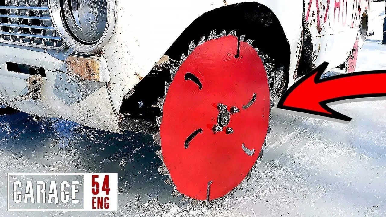 We use circular saw blades as wheels