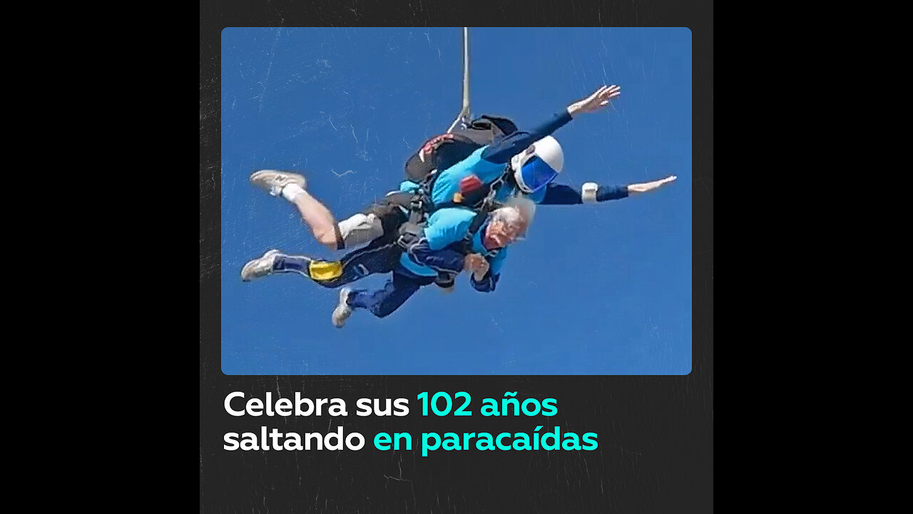 La mujer paracaidista más longeva de Reino Unido