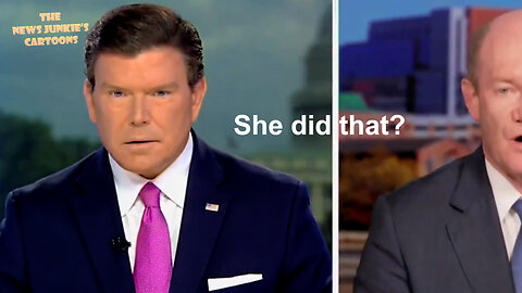 Fox News' Baier: "What has been Kamala's biggest accomplishment as VP?" Democrat Coons: "Securing and stabilizing the middle class." Baier: "She did that?"