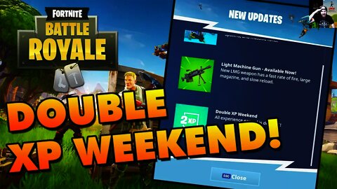DOUBLE XP WEEKEND in Fortnite Battle Royale!