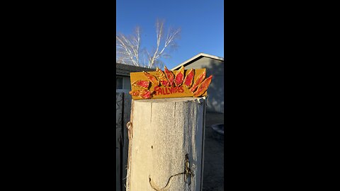 Fall Vibes Clay & Wood DIY Sign