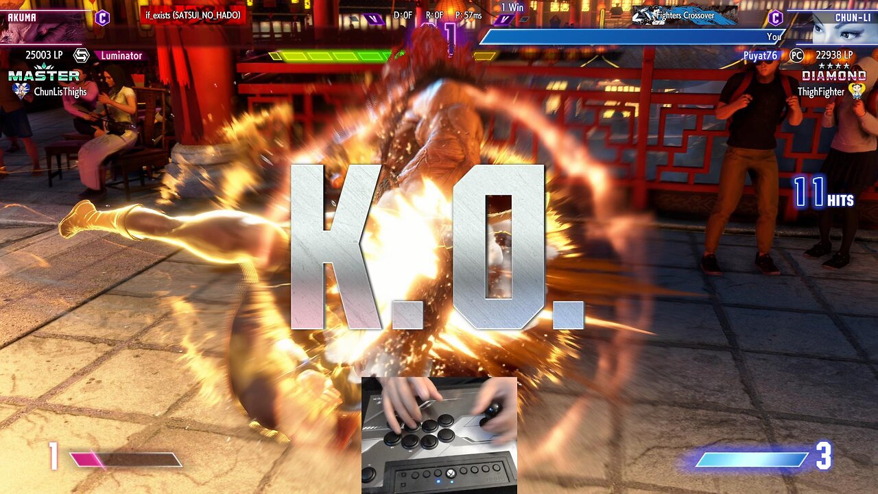 Kuya Kalbo SF6 Casual Match Roundup. Chun Li 4 star Diamond Rank [Hori Fight Stick]