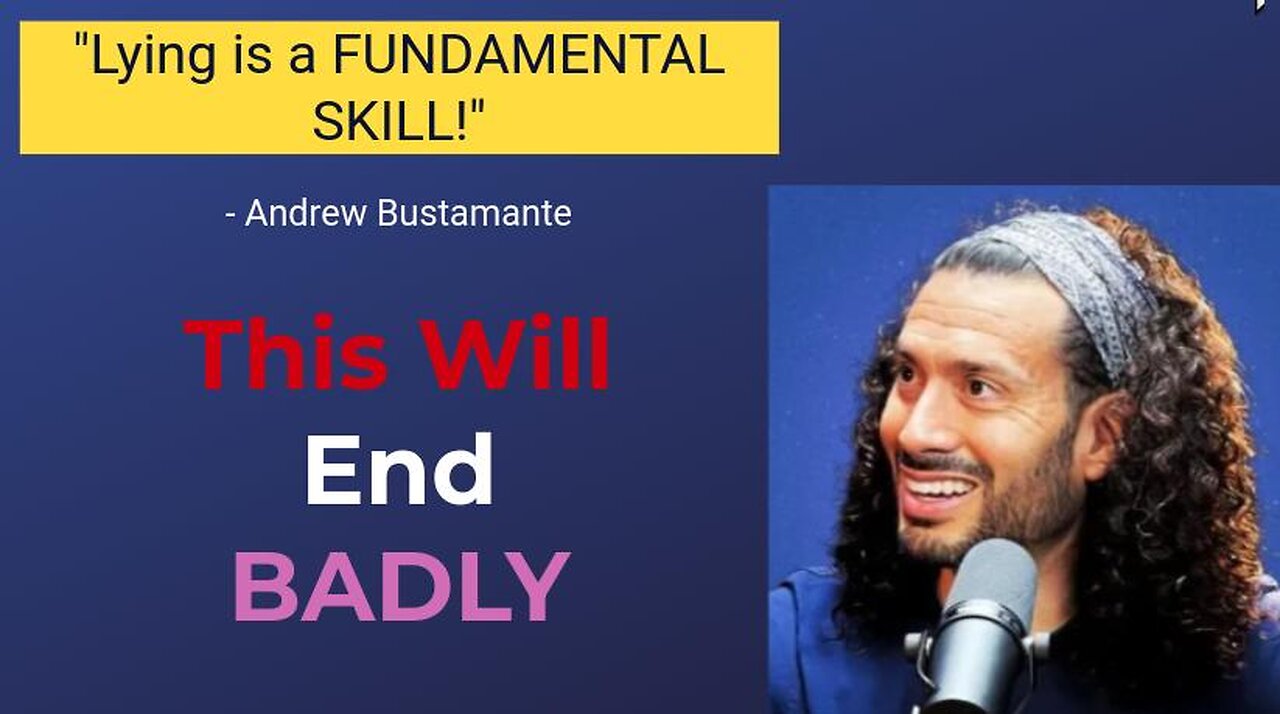 "Lying Is A LEARNED SKILL" - Andrew Bustamante || How The CIA Works On The INSIDE