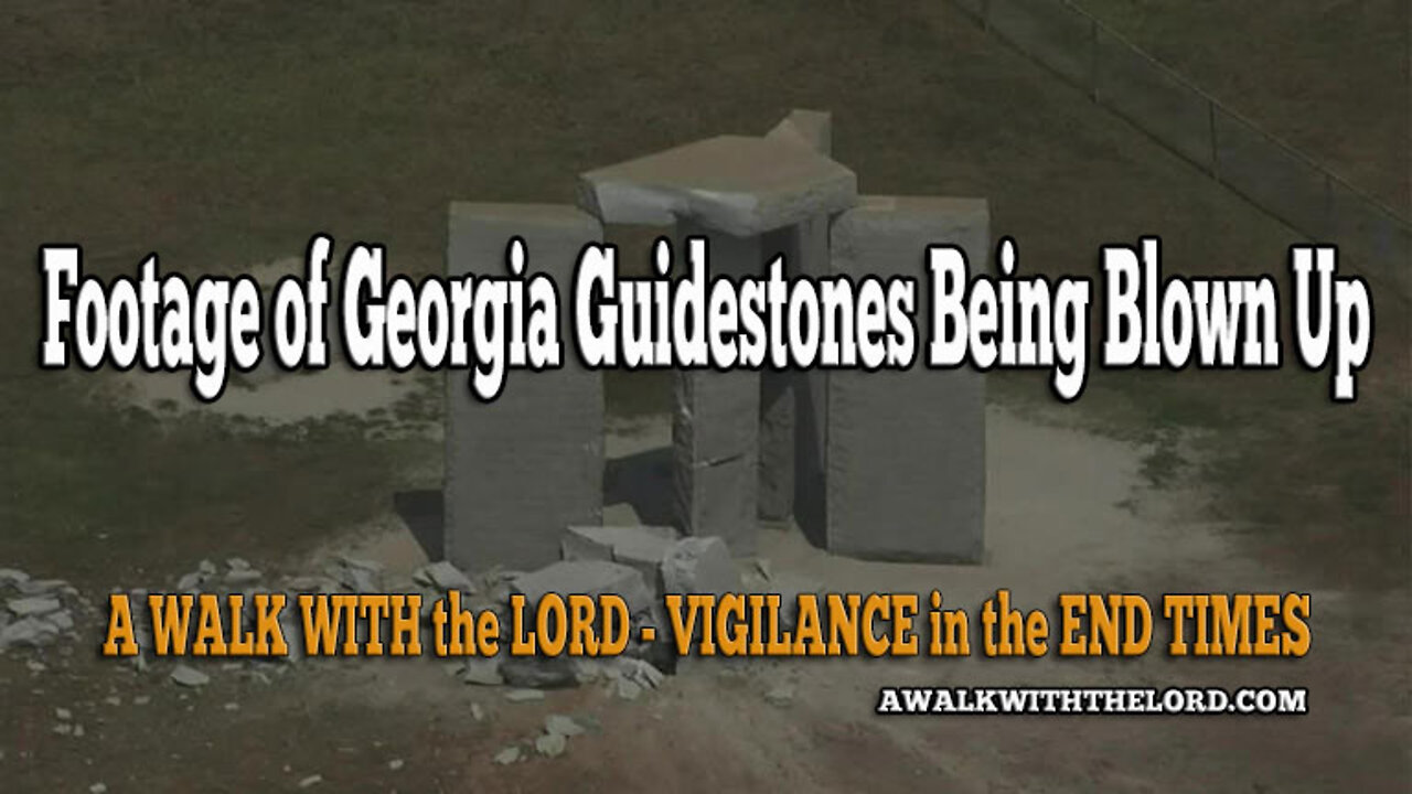 Footage of Georgia Guidestones Being Blown Up