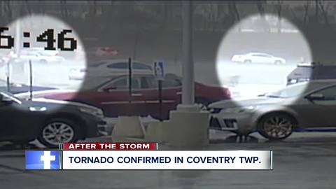 Tornado confirmed in Coventry Township