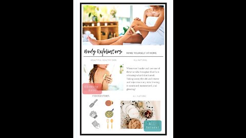 Body Exfoliator and Scrubs Recipes